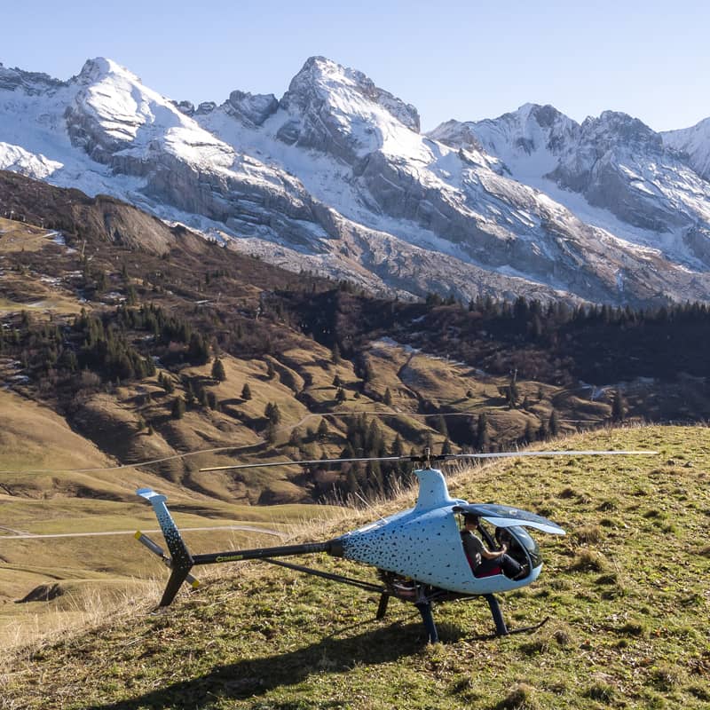 Baptême de l'air en hélicoptère Lac des Alpes - Annecy - Mont-Blanc